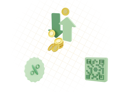 3D Finance & Payment Illustration