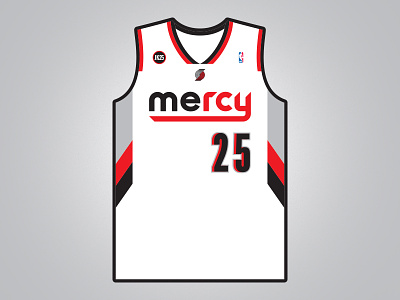 Mercy Mercy Jerome Kersey 25 basketball blazers jerome kersey rip