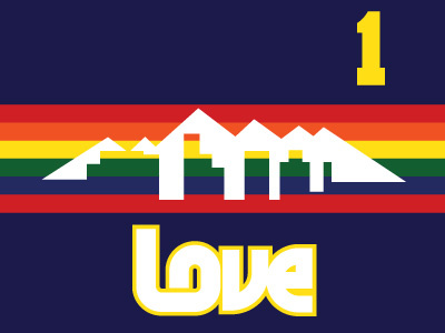 Denver Love bold city colorado denver love mountains nuggets t shirts