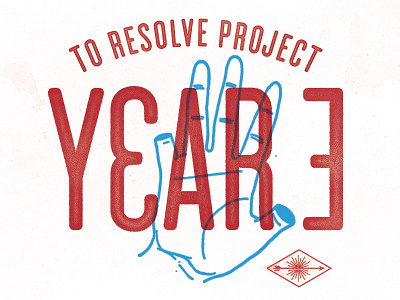 To Resolve Project - Year 3 3 hand job illustration texture type year