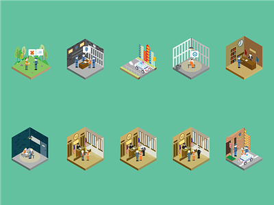 What happens when you’re arrested arrested court geometric illustrator infographic isometric vector