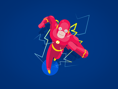 The Flash dc dccomics design flash illustration illustrator vector vector art