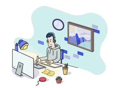 Working by Alex Law on Dribbble