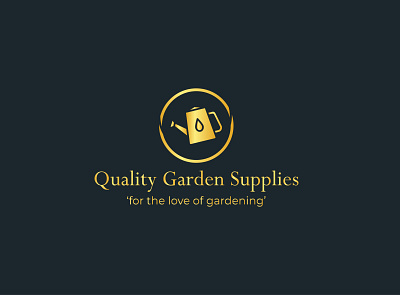 Quality Garden Supplies artwork branding design flat garden garden logo logo logo design logo idea logodesign logos luxury design luxury logo minimal minimalist logo