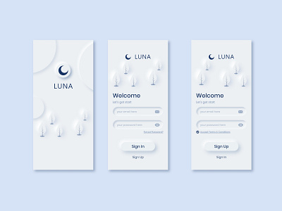 Soft UI login page