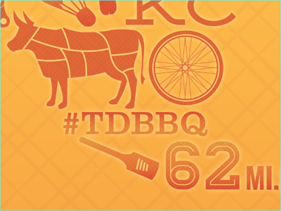 2013 Tour de BBQ Illustrations color design iconography icons illustration kansas city typography