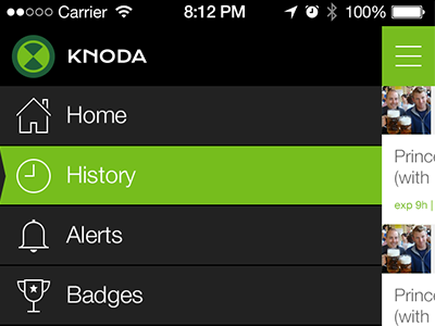 Future Knoda apps icons interactive ios7 mobile social ui ux