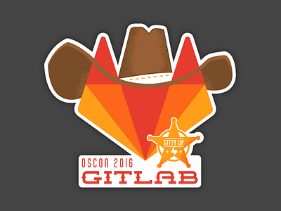 Howdy from Austin, TX — GitLab Team Summit austin branding git gitlab howdy illustration oscon sticker tanuki texas typography western