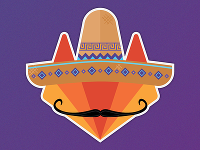 Sombrero Tanuki — GitLab Mexico Summit 2017 cancun design git gitlab illustration mexico summit swag team typography
