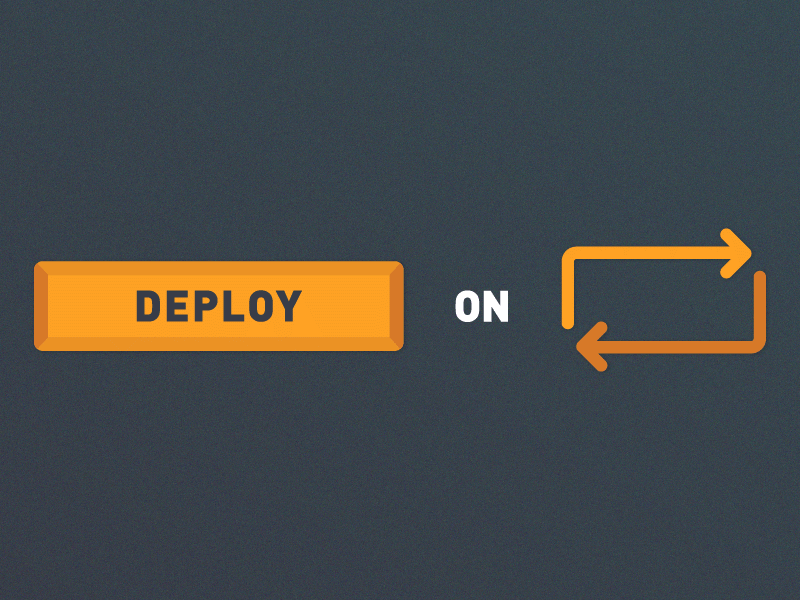 Deploy / Release on Repeat ad ci continuous integration deployment git gitlab icons illustration social tech webcast