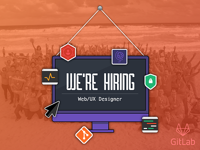 GitLab is hiring! Web/UX Designer (remote) designer git gitlab hiring job remote ux web