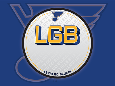 St. Louis Blues puck blues hockey lettering puck sports typography