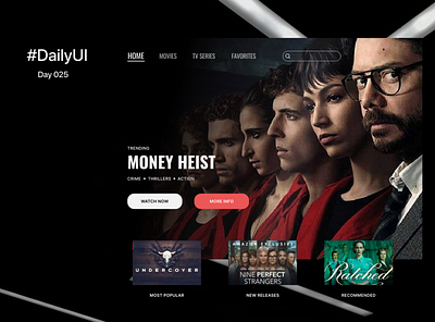 Smart TV App #dailyui_025 dailyui dailyui 012 dailyuichallenge ui