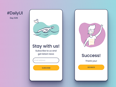 Subscribe dailyui dailyui 012 dailyuichallenge ui