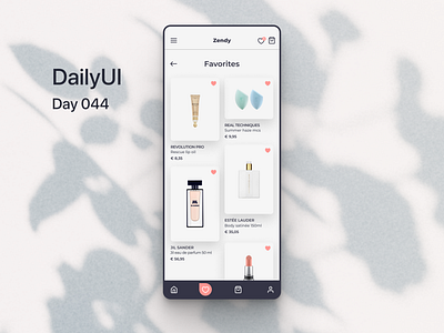 DailyUI - Day_044: Favorites dailyui dailyui 012 dailyuichallenge ui