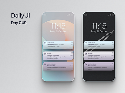 DailyUI_049 Notifications