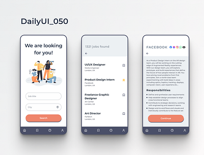 Daily UI 50 — Job Listing dailyui dailyui 012 dailyuichallenge ui uiuxdesign ux