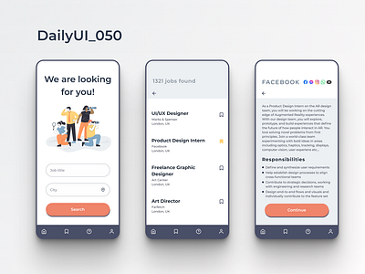 Daily UI 50 — Job Listing