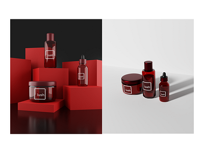 Lush Cosmetic 3d 3d art 3d modeling blender branding cgi design graphic design photography product