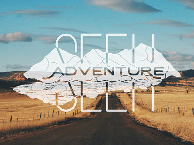 Seek Adventure adventure colorado lettering mountain nature type typography wander
