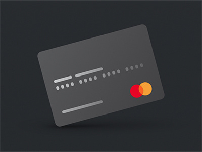 Mastercard credit card gradient mastercard