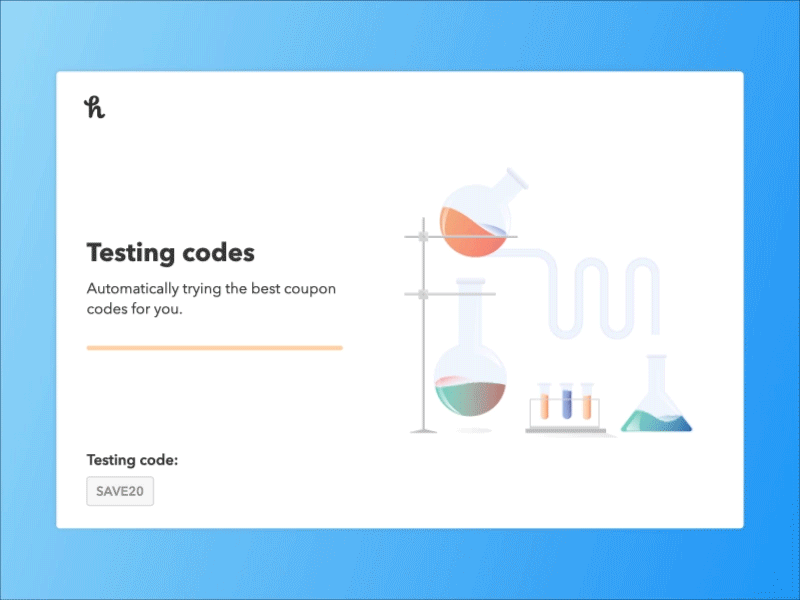 Honey Testing Codes Animation animation beaker bubbles chemicals chemistry color gradient lab test tube testing