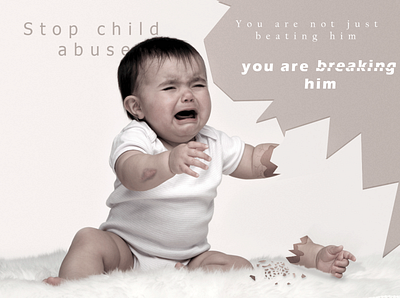 chilg abuse abuse beat break child manipulate photoshop