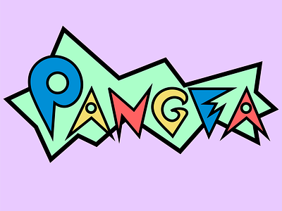 Pangea Rugrats Typography branding cartoon handmade font handmadetype illustration lettering pangea pangea connects rugrats typogaphy vector wordmark