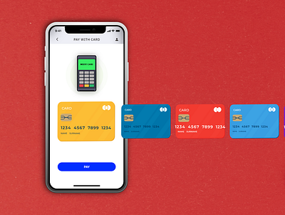 PAY APP WITH CARD design icon illustrator typography ui ux vector