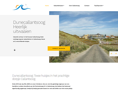 Created a new website! https://www.dunecallantsoog.nl branding domain name hosting logo design website design website development