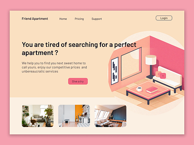 Friend Apartment Landing Page