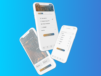Fly UX- Airline app airline app flight booking iphone mockup uiux uxdesign