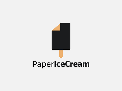 Paper Ice Cream branding design dual meaning dualmeaning icecream illustration logo logo animation logo design logo design branding logo design concept logo designer logo dual meaning logo ice logo inspiration logo inspirations logo type logodesign logos logotype