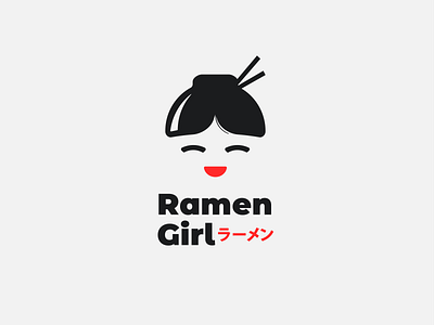 Ramen Girl branding design dual meaning girl girl logo japanese japanese girl logo logo design logo design concept logo designer logo designs logo dual meaning logo idea logo inspiration logo mark logodesign ramen ramen logo