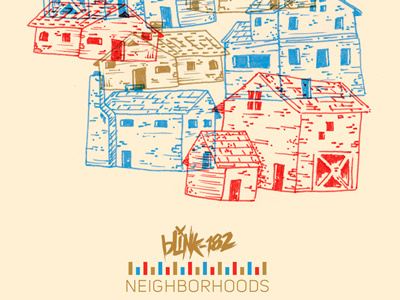 Neighborhoods band blink 182 favorite illustration music neighborhoods