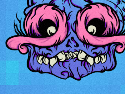 Monster Monster blue illustration monster personal work