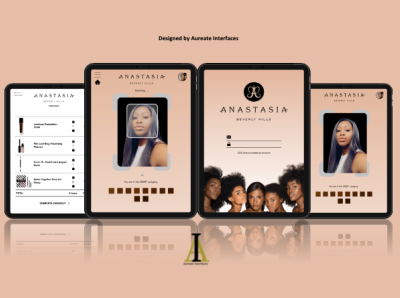 Anastasia Beverly Hills Mobile App Design design design app makeup makeup app ui