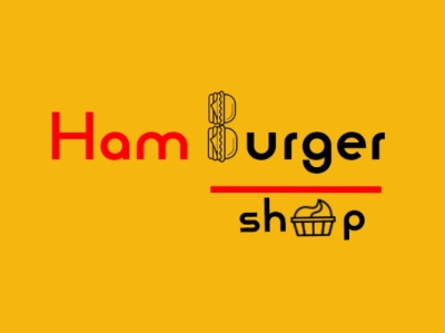 Hamburger shop by Latifa Ben Mansour branding design logo logo design logotype