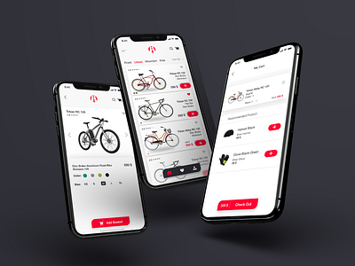 Biker Shop App Design