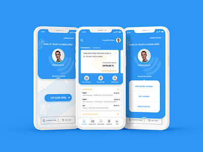 BANK APP bank bank app banking card casestudy cta home homepage mobile mobileui profile