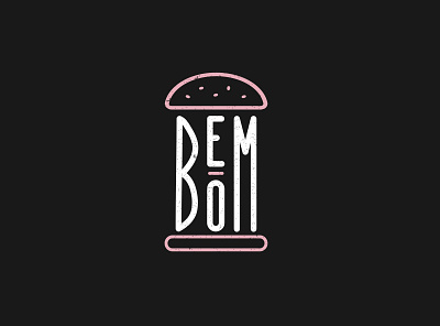 Bem Bom - Burger Logo brand branding burger food identity logo logo design restaurant