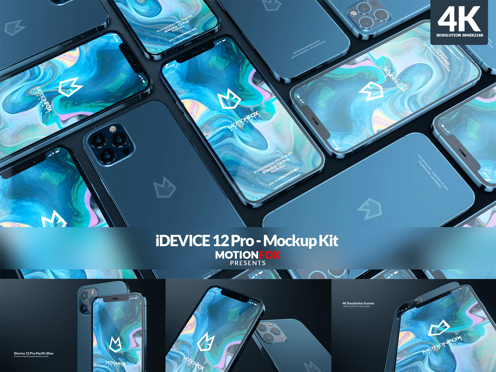 Download Apple iPhone 12 Pro Mockup Kit - Template by MotionFox on Dribbble