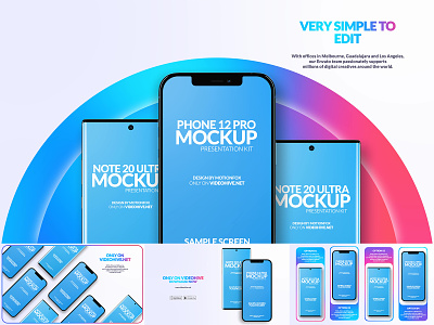 COLORFUL IPHONE 12 PRO & SAMSUNG NOTE 20 ULTRA MOBILE APP PROMO after effect presentation after effects slideshow after effects template animation app promotion application design iphone 12 pro mockup mobile app design mockup mockup design mockup template motion design motion graphics template motiongraphics samsung note 20 ultra mockup ui