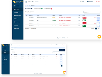 User Dashboard