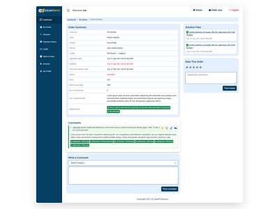 User Dashboard