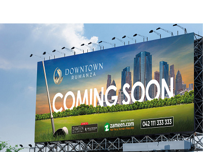 DownTown Rumanza 60x20 Billboard Design graphic design