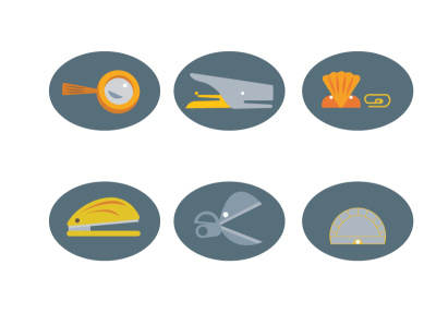 Stationery icons