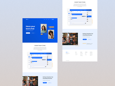 Chat Web App UI design