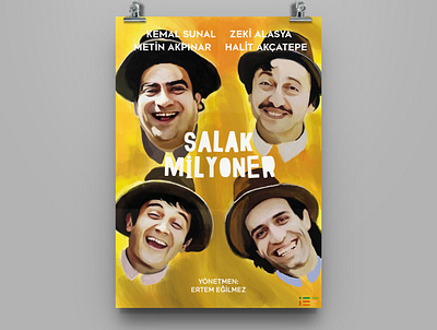 Salak Milyoner cinema design film illustration movie poster typography