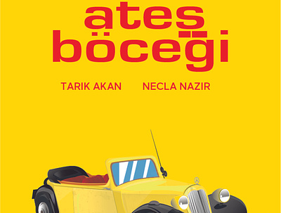 Ateş Böceği branding cinema design film illustration minimal movie poster poster design typography